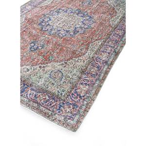 Alfombras Vintage de Lana 9x12 en Rojo y Naranja, Anudadas a Mano con Patrón de Medallón para Uso Doméstico, para Sala de Estar y Pasillo, Modelo Pae-2608 - Product Image 2