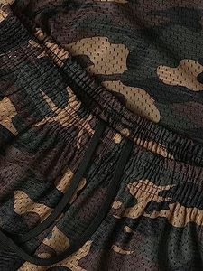 Shorts de sport pour hommes, motif uni, cordon de serrage, couleur et taille personnalisées, OEM, logo personnalisé, maille respirante, imperméable, séchage rapide, poches - Product Image 4