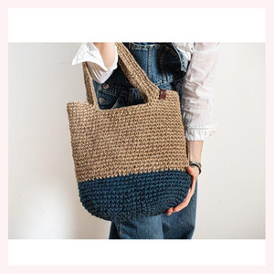 The Paradise pathway Tote Raffia and seagrass FUSION พร้อมด้วยโครงหวายที่ประณีตในถุงเสร็จสิ้นเขตร้อน - Product Image 6