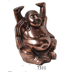 Buda sonriente de aluminio de moda superior, Buda antiguo de la boca sonriente, artesanías a mano para el hogar, sala de estar Decoración Para, artesanías y regalos a la venta - Product Image 3