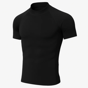 Camiseta Deportiva de Compresión para Hombre, Personalizada al por Mayor, de Alta Elasticidad, Secado Rápido, Transpirable, para Gimnasio, Deportes, Running, Protección contra Rozaduras - Product Image 1