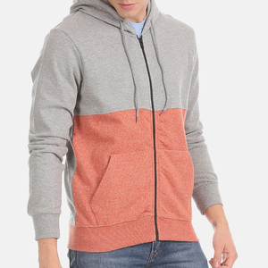 Sweat à capuche zippé intégral pour homme, en molleton de coton, chaud, doux, surdimensionné, streetwear, logo personnalisé, OEM ODM, commandes en gros - Product Image 2