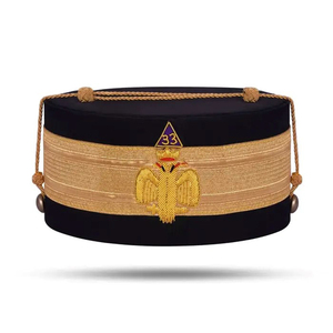 2025 nuevo y elegante sombrero de corona ceremonial bordado a mano Tam escocés con logotipo personalizado para aventuras al aire libre y ciclismo - Product Image 1