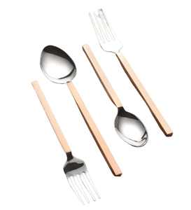 Standard Quality Salad Server Cutlery Best Selling Stainless Steel Set Flatware Copper Cutlery Set for Wholesale From India - Product Image 4