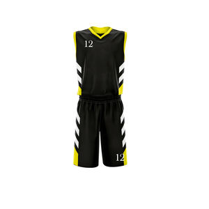 Uniforme de basket-ball personnalisé, maillots de basket-ball pour hommes, uniformes d'équipe, ensembles de vêtements d'équipe, ensembles d'uniformes de basket-ball - Product Image 4