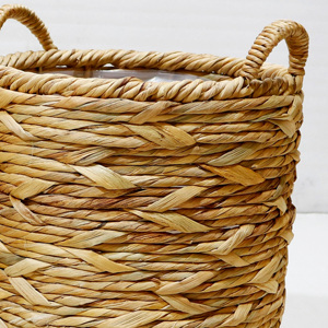 Juego de Cestas de Almacenamiento de Mimbre Sintético Moderno Hecho a Mano en Vietnam, 2 Asas, Color Personalizado, Organización del Hogar de Calidad, Jardín - Product Image 5