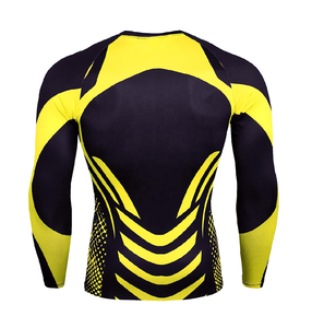 เสื้อแขนยาวรัดรูป BJJ สำหรับผู้ชายสำหรับผู้ใหญ่ - Product Image 3