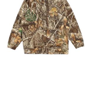 Nueva sudadera térmica de lujo para camping, con estampado de camuflaje de algodón grueso bordado y estampado de árbol real de la selva, para caza, al por mayor. - Product Image 5