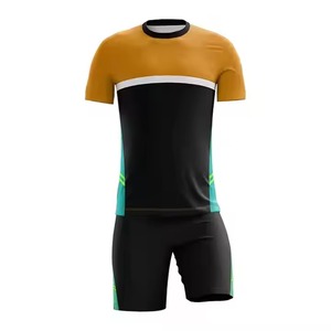 2025 New Arrival Premium <b>Volleyball</b> Uniform <b>Set</b> for Adults Customized Color Logo Heat-Transfer Printed 100% Polyester Plain - Product Image 3