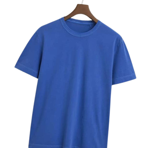 Oversized Sunfaded <b>Blue</b> Vintage Washed T Shirt Heavyweight Cotton Custom Logo Tee Bulk Wholesale Factory OEM Streetwear <b>Mens</b> - Product Image 6