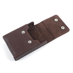 Étui de luxe promotionnel pour jeu de poker, 2 compartiments, en cuir véritable, sac à cartes de poker, logo personnalisé, étui à cartes imperméable - Product Image 5