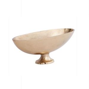 Golden Metallic Champagne Ice Bowls With Handle & Base Round Shape Wine Cooler for Beer Soft <b>Drink</b> Hotels Party Barware Use - Product Image 2