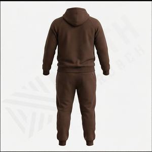 Conjunto Deportivo Personalizado con Logotipo, 100% Felpa de Poliéster, Talla Grande, 2 Piezas, Sudadera con Capucha y Pantalones Jogger para Hombre, Color Personalizado - Product Image 2