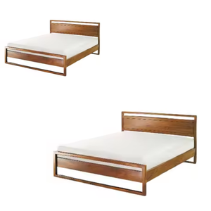 เตียงไม้ดีไซน์คุณภาพสูงเฟอร์นิเจอร์ห้องนอนดีไซน์เรียบง่ายทันสมัย - Product Image 3