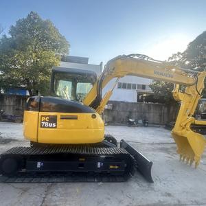 Miniexcavadora Komatsu PC78us para construcción a bajo precio con bajas horas de trabajo, componentes del núcleo del motor a la venta en China - Product Image 2