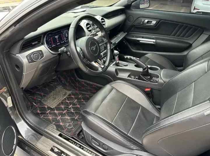 2022 Used Ford Mustang with Leather Seats AWD Drive Cruise Control Dark Interior Color