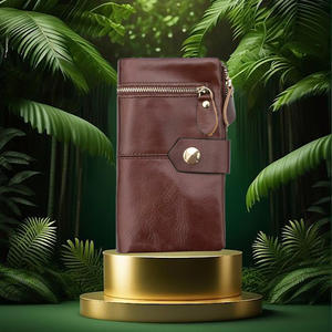 กระเป๋าสตางค์แบบปิดซิปขนาดเล็กสำหรับผู้หญิงกระเป๋าสตางค์มีซิปปิดทำจากโพลีเอสเตอร์เรียงราย - Product Image 6