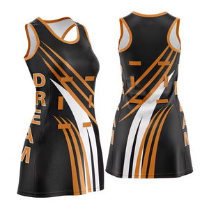 Vestido de Netball Personalizado por Sublimación para Mujer, Tejido Transpirable de Alta Elasticidad, Impresión de Precisión, Uniforme de Equipo, Suministro OEM/ODM - Product Image 1