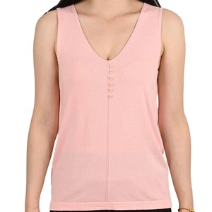 เสื้อกั๊กถักแบบสั้นสำหรับผู้หญิงทันสมัยเสื้อแขนกุดทรงหลวมเสื้อกล้ามแฟชั่นฤดูใบไม้ร่วงฤดูร้อน - Product Image 3