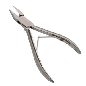 Salon de pédicure professionnel utiliser coupe-ongles pinces pinces à cuticules plates personnalisées acier inoxydable de haute qualité Pakistan - Product Image 3