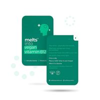 Bandes orales de vitamine B12 avec méthylcobalamine pour l'énergie, la santé du cerveau et le soutien des nerfs