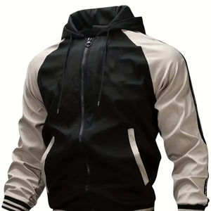 Sweat à capuche en coton surdimensionné, sur mesure, couleur claire, respirant, pour produits - Product Image 1