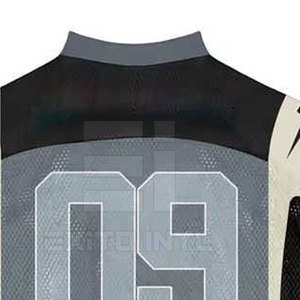Maillot de football en mesh performant, col en V, manches courtes, léger, pour entraînement, maillot de football en mesh élite, col en V - Product Image 4