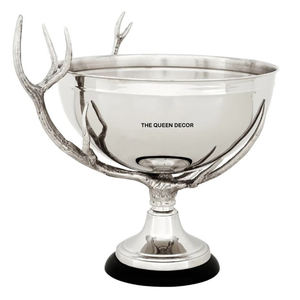 Bol à fruits en corne de forme ronde de qualité supérieure, design très vendu, parfait pour les grands desserts et le service de nourriture de mariage - Product Image 5