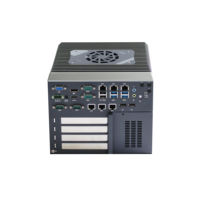 Mini PC à double emplacement PCIe X16/X4 avec 6 LAN 4 COM 8 USB Ordinateur industriel intégré prenant en charge Windows 10 11 et Linux