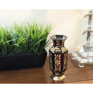 Juego de jarrones de metal personalizados en formas únicas y colores elegantes para una decoración elegante del hogar y arreglos florales - Product Image 6