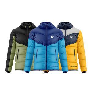 2026 Latest Design Premium Quick Dry Men Puffer <b>Jackets</b> Winter New Fashion Customized Long Sleeves Zipper Print Plus Size - Product Image 1