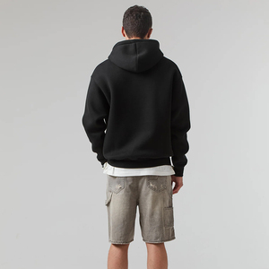 100% coton hommes sweats à capuche surdimensionnés impression personnalisée Logo broderie ODM approvisionnement épais poids lourd polaire XS taille - Product Image 3