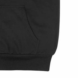 Sweat à capuche surdimensionné en coton mélangé polaire de haute qualité Logo personnalisé couverture Streetwear lourd tenue décontracté sweats à capuche thermiques pour hommes - Product Image 4