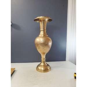 Jarrón de mesa increíble de calidad superior para suelo artificial hecho en La India florero de latón de nuevo estilo bonitos diseños - Product Image 2