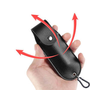 Porte-épices en cuir PU tendance, porte-clés, étui élégant pour spray de défense personnelle, étui en cuir durable pour spray au poivre - Product Image 3