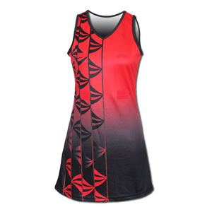 Vente chaude 2025 personnalisé sublimé femmes Netball équipe uniforme robe respirant évacuation de l'humidité tissu pour la haute Performance - Product Image 3
