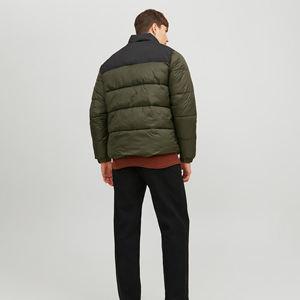 Chaqueta Acolchada Delgada para Hombre, Otoño-Invierno 2026, Cuello Alto Personalizado, Estilo Liso, Moda Urbana, Ropa para Exteriores - Product Image 6