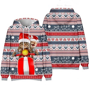 Sudaderas con capucha impresas sublimación 3D para mujer 100% algodón Premium transpirable pulóver diseño personalizado sudaderas con capucha con hombros caídos - Product Image 5