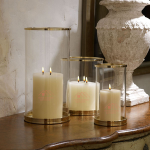 โหลเทียนแก้วและโคมไฟทำจากโลหะทำจากโลหะพายุเฮอริเคนและเทียนสำเร็จรูปสีดำ - Product Image 2