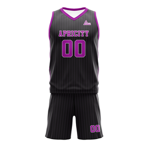 Ensemble d'uniformes de basket-ball professionnels maillots et shorts d'équipe personnalisés fournisseur 100% maille respirant antibactérien Durable - Product Image 2