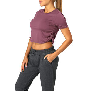 Las mejores mangas de diseño impreso, camisetas cortas para mujer, Material de algodón de la mejor calidad, nuevas camisetas cortas para mujer, servicio OEM - Product Image 2