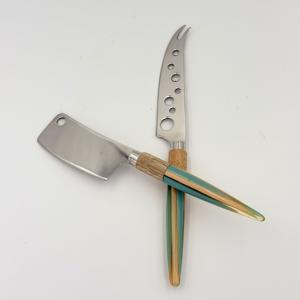 New Arrival Luxury Design Stainless Steel Cheese knives Set of 2 with Resin Handle for Butter and Cheese Spread for <b>Home</b> - Product Image 2