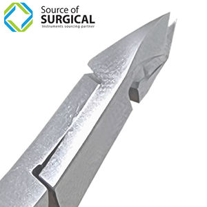 Pinzas para uñas, pinzas profesionales de acero inoxidable con doble resorte para uñas, pinzas para cutículas de acero inoxidable, gran oferta de fábrica - Product Image 6