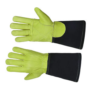 ถุงมือทำงานเชื่อมหนังวัวสองชั้นถุงมือทำงานช่างเชื่อมความปลอดภัยมืออเนกประสงค์ - Product Image 3