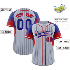 ถุงมือแฟชั่นข้างหน้าเสื้อเจอร์ซีย์เบสบอลเมืองผสมผสานองค์ประกอบเบสบอลแบบดั้งเดิมกับเสื้อเบสบอลแฟชั่นร่วมสมัย - Product Image 3