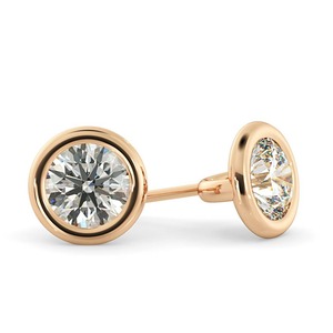 Boucles d'oreilles clous scintillantes HER46, diamant de laboratoire de 0,30 ct, taille ronde, en platine, pour occasions spéciales et soirées - Product Image 3
