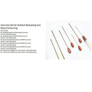 Juego de Cánulas Profesionales para Remodelación de Glúteos y Escultura Corporal, Duraderas y Seguras para Tratamientos Estéticos y Cirugía Plástica - Product Image 2