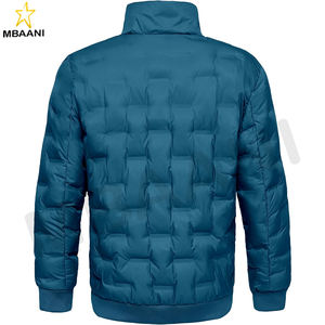 Men's Puffer Warm Jacket Windproof Winter <b>Coat</b> with Recycled Insulation - Product Image 2