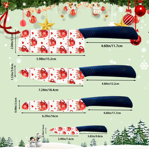 Couteau de chef en céramique, ensemble de 7 couteaux de poche pour le transport quotidien et les tâches utilitaires, manche en plastique, best-seller, livraison rapide, Shopify - Product Image 2