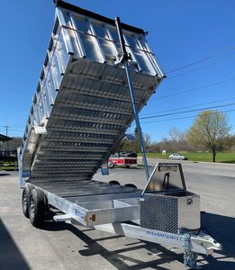 New Hydraulic Farm Dump <b>Trailer</b> for Sale Color Weight Blank Dimension Place Model Load Cheap - Product Image 6